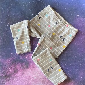 Carter’s 2t leggings 🐱 🐶